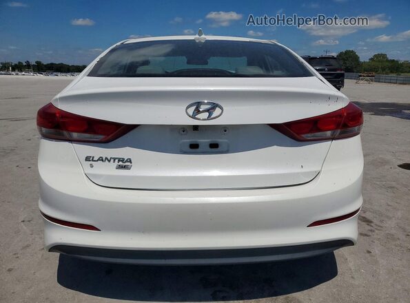 5NPD74LF9HH186155 2017 HYUNDAI ELANTRA White Widok z tyłu