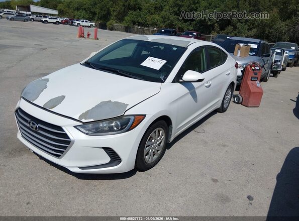 5NPD74LF9HH197592 2017 HYUNDAI ELANTRA Белый Передняя левая четверть