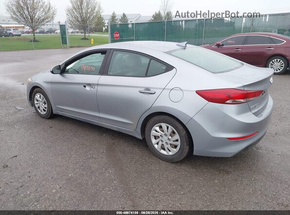 5NPD74LF9HH204461 2017 HYUNDAI ELANTRA Silver Հետևի ձախ