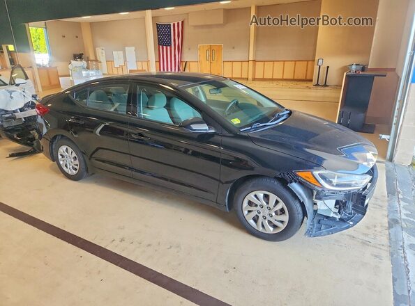 5NPD74LF9JH274869 2018 HYUNDAI ELANTRA Black Передня права чверть