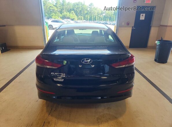 5NPD74LF9JH274869 2018 HYUNDAI ELANTRA Black Вид ззаду