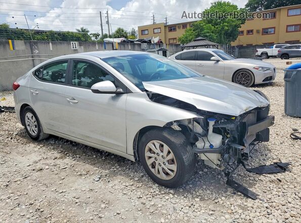 5NPD74LF9JH276640 2018 HYUNDAI ELANTRA Silver წინა მარჯვენა