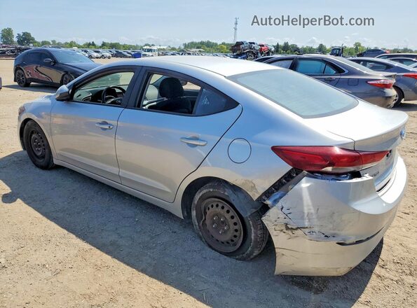 5NPD74LF9JH285368 2018 HYUNDAI ELANTRA Silver Trasero izquierdo