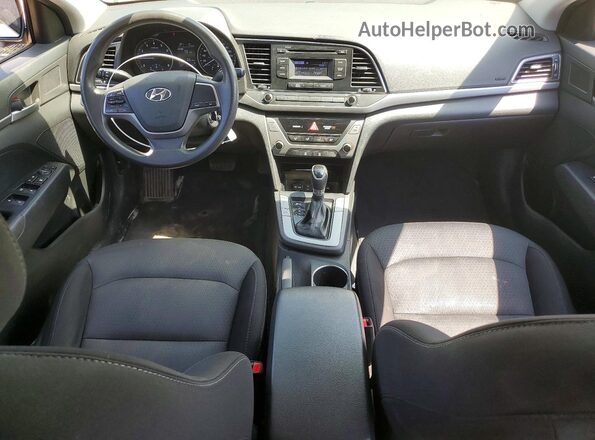 5NPD74LF9JH285368 2018 HYUNDAI ELANTRA Silver Vista del salpicadero