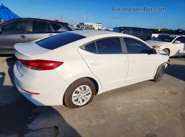 5NPD74LF9JH289033 2018 HYUNDAI ELANTRA White Rear right