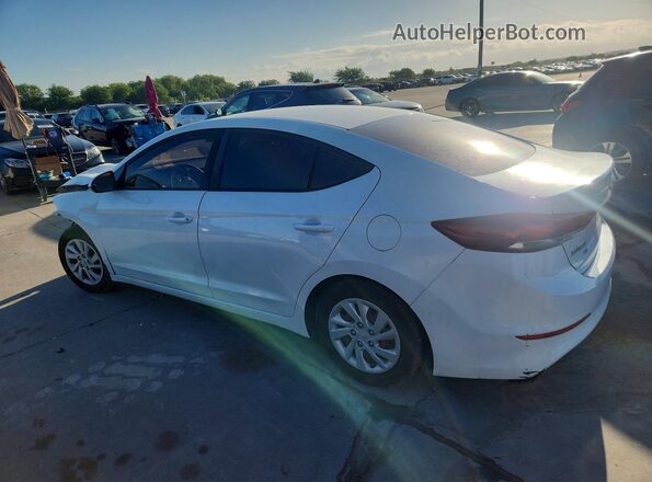 5NPD74LF9JH289033 2018 HYUNDAI ELANTRA White Rear left