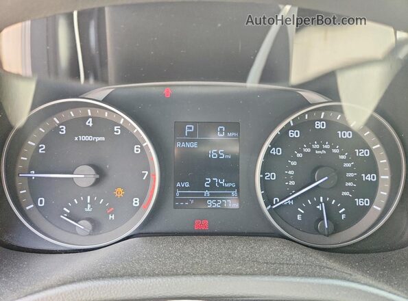 5NPD74LF9JH300340 2018 HYUNDAI ELANTRA Gray Вид щитка приладів