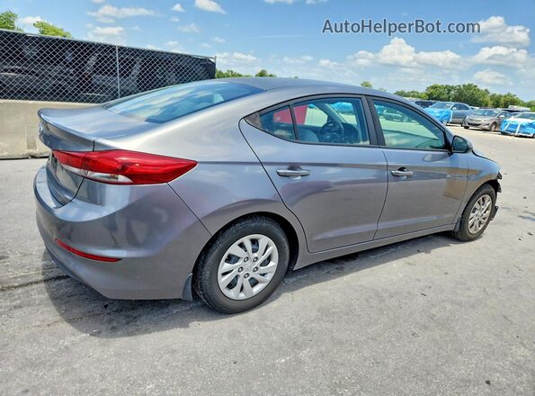 5NPD74LF9JH300340 2018 HYUNDAI ELANTRA Gray Задня права чверть