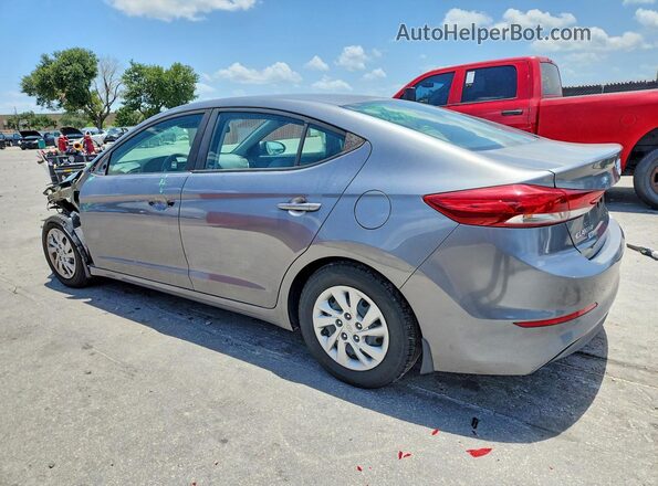 5NPD74LF9JH300340 2018 HYUNDAI ELANTRA Gray Задня ліва чверть