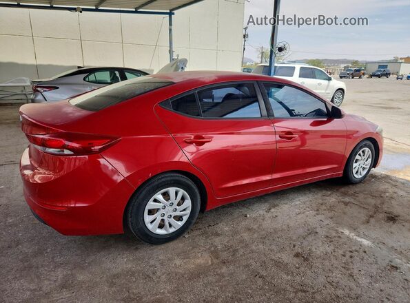 5NPD74LF9JH330583 2018 HYUNDAI ELANTRA Red უკანა მარჯვენა