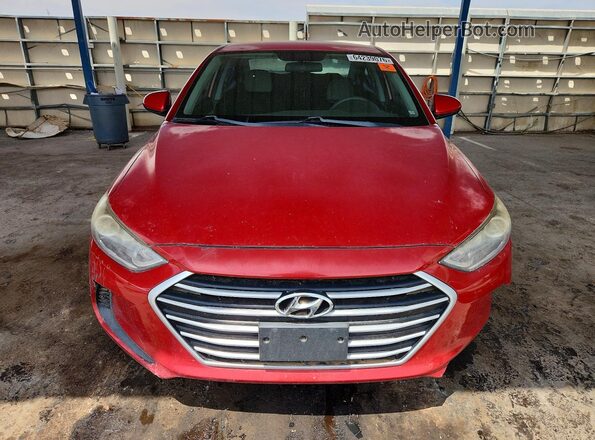 5NPD74LF9JH330583 2018 HYUNDAI ELANTRA Red წინა ხედი