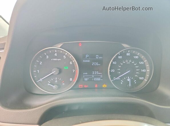 5NPD74LF9JH330583 2018 HYUNDAI ELANTRA Red ხელსაწყოთა პანელის ხედი