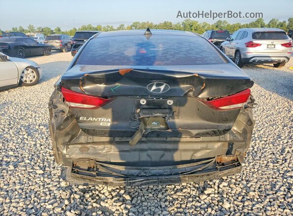 5NPD74LF9JH388015 2018 HYUNDAI ELANTRA Black Հետևի տեսք