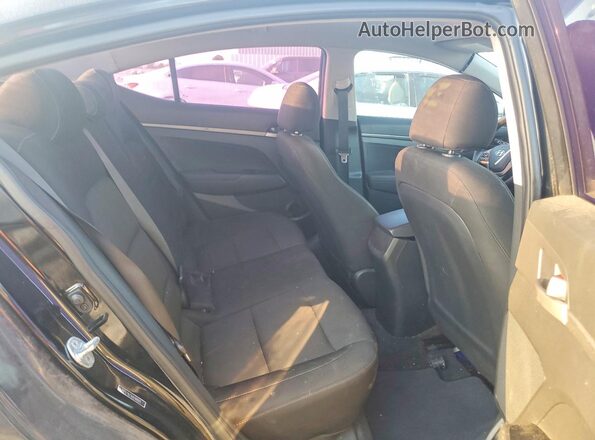 5NPD74LF9JH388015 2018 HYUNDAI ELANTRA Black Հետևի նստատեղերի տեսք