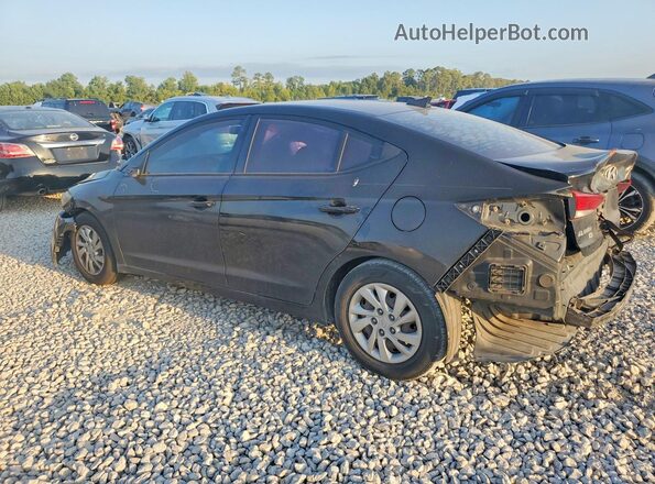 5NPD74LF9JH388015 2018 HYUNDAI ELANTRA Black Հետևի ձախ
