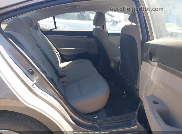 5NPD74LF9JH396552 2018 HYUNDAI ELANTRA Gray Вид наклейки з VIN-кодом