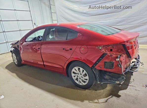 5NPD74LF9KH425095 2019 HYUNDAI ELANTRA Red Задня ліва чверть