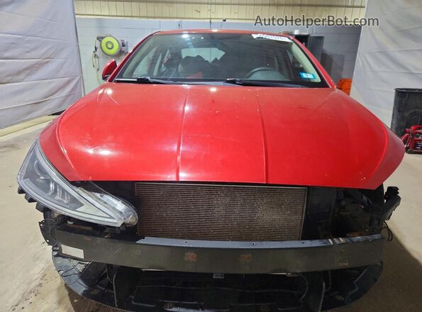 5NPD74LF9KH425095 2019 HYUNDAI ELANTRA Red Вид спереду