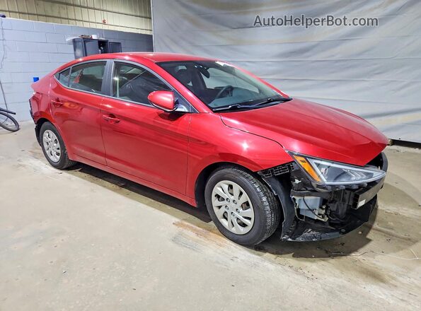 5NPD74LF9KH425095 2019 HYUNDAI ELANTRA Red Передня права чверть