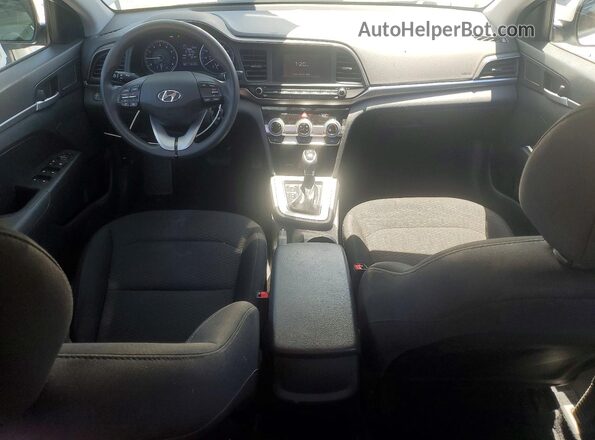 5NPD74LF9KH428997 2019 HYUNDAI ELANTRA White წინა პანელის ხედი