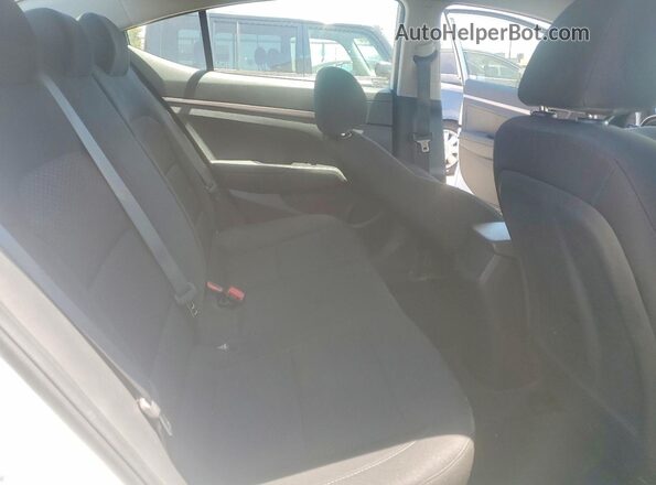 5NPD74LF9KH428997 2019 HYUNDAI ELANTRA White უკანა სავარძლების ხედი