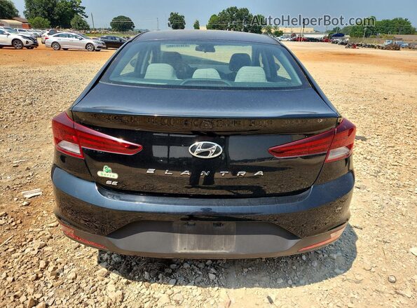 5NPD74LF9KH437800 2019 HYUNDAI ELANTRA Black Вид ззаду