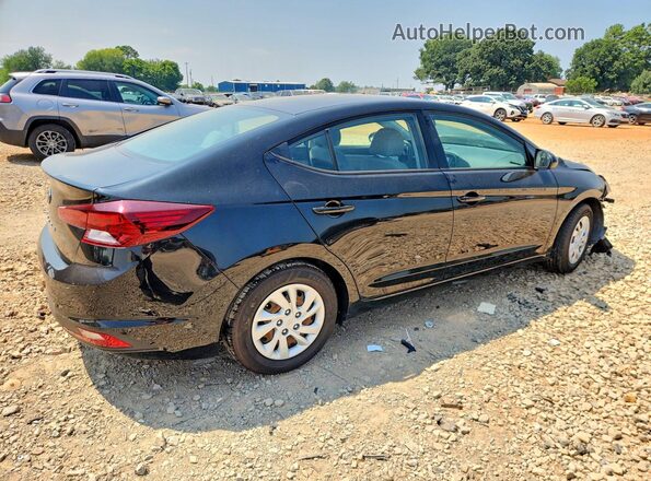 5NPD74LF9KH437800 2019 HYUNDAI ELANTRA Black Задня права чверть