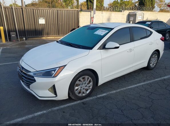5NPD74LF9KH461448 2019 HYUNDAI ELANTRA White Przód lewy