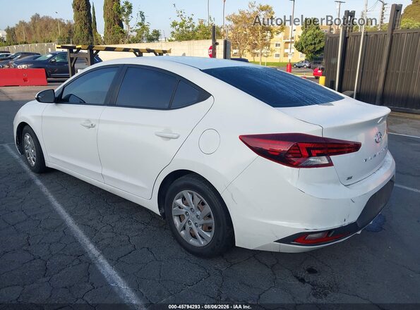 5NPD74LF9KH461448 2019 HYUNDAI ELANTRA White Tył lewy