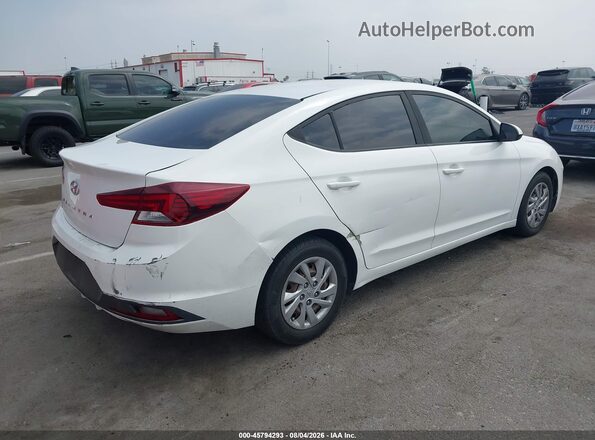 5NPD74LF9KH461448 2019 HYUNDAI ELANTRA White Tył prawy