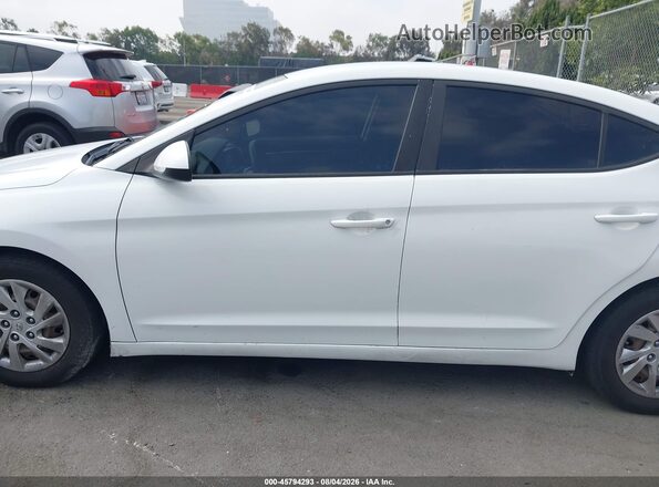 5NPD74LF9KH461448 2019 HYUNDAI ELANTRA White Widok wnętrza z tyłu