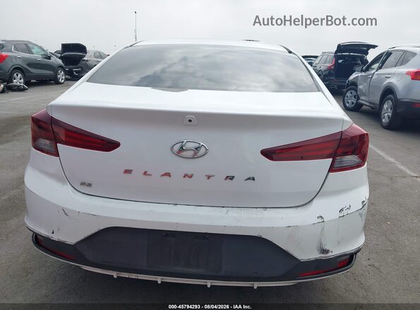 5NPD74LF9KH461448 2019 HYUNDAI ELANTRA White 