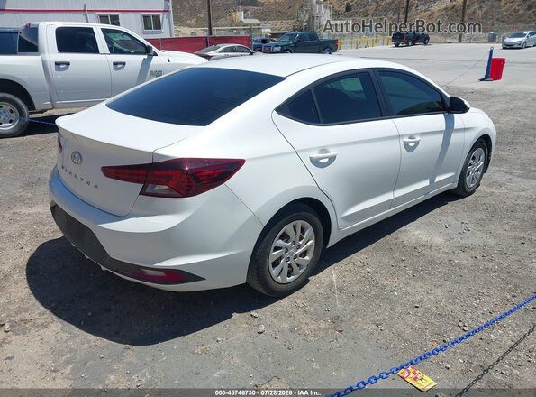 5NPD74LF9KH478797 2019 HYUNDAI ELANTRA White Հետևի աջ