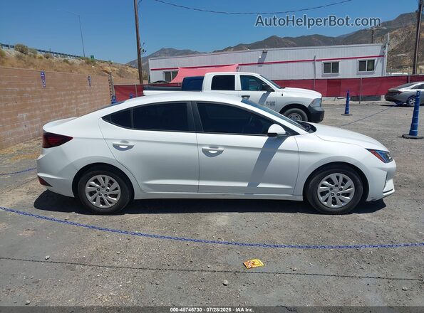 5NPD74LF9KH478797 2019 HYUNDAI ELANTRA White Սալոնի հետևի տեսք
