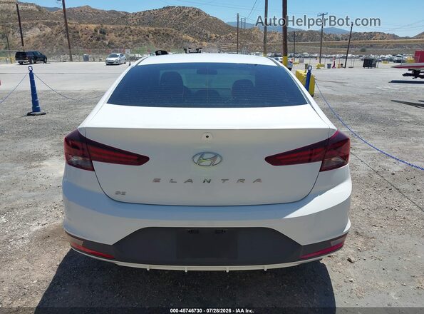 5NPD74LF9KH478797 2019 HYUNDAI ELANTRA White 