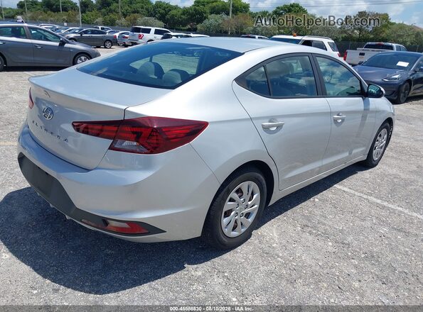 5NPD74LF9KH487581 2019 HYUNDAI ELANTRA Silver Задня права чверть