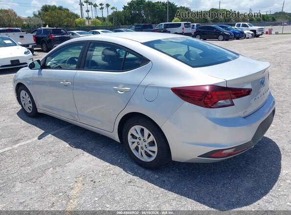 5NPD74LF9KH487581 2019 HYUNDAI ELANTRA Silver Задня ліва чверть
