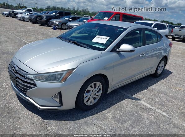 5NPD74LF9KH487581 2019 HYUNDAI ELANTRA Silver Передня ліва чверть