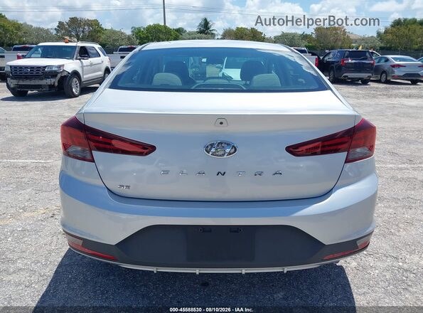 5NPD74LF9KH487581 2019 HYUNDAI ELANTRA Silver 