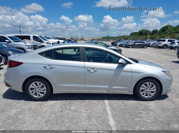 5NPD74LF9KH487581 2019 HYUNDAI ELANTRA Silver Вид задньої частини салону