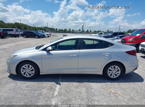 5NPD74LF9KH487581 2019 HYUNDAI ELANTRA Silver Панорамний вид салону 360°