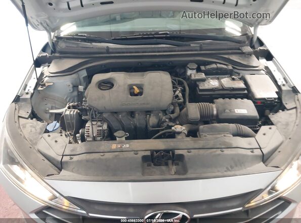 5NPD74LF9KH487595 2019 HYUNDAI ELANTRA Silver Widok z tyłu