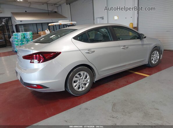5NPD74LF9KH487595 2019 HYUNDAI ELANTRA Silver Tył prawy