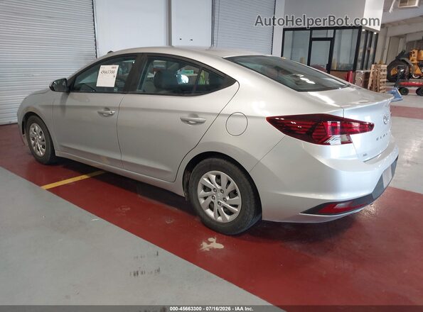 5NPD74LF9KH487595 2019 HYUNDAI ELANTRA Silver Tył lewy