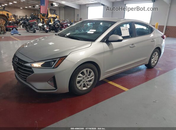 5NPD74LF9KH487595 2019 HYUNDAI ELANTRA Silver Przód lewy