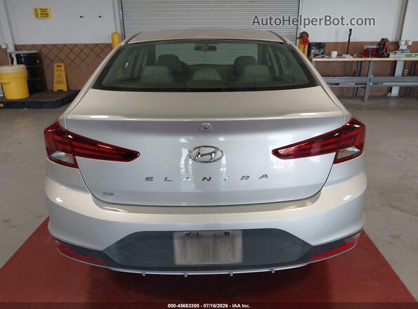 5NPD74LF9KH487595 2019 HYUNDAI ELANTRA Silver 