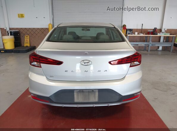 5NPD74LF9KH487595 2019 HYUNDAI ELANTRA Silver 