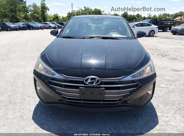 5NPD74LF9KH489119 2019 HYUNDAI ELANTRA Черный Вид спереди