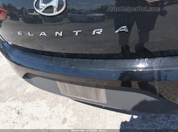 5NPD74LF9KH489119 2019 HYUNDAI ELANTRA Черный Вид задней части салона