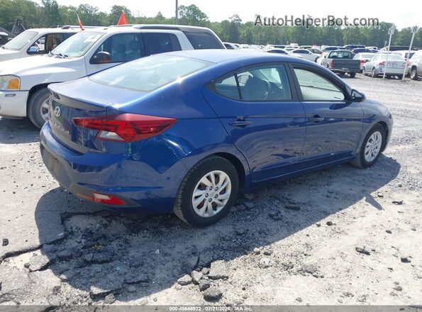 5NPD74LF9KH492781 2019 HYUNDAI ELANTRA Blue Հետևի աջ